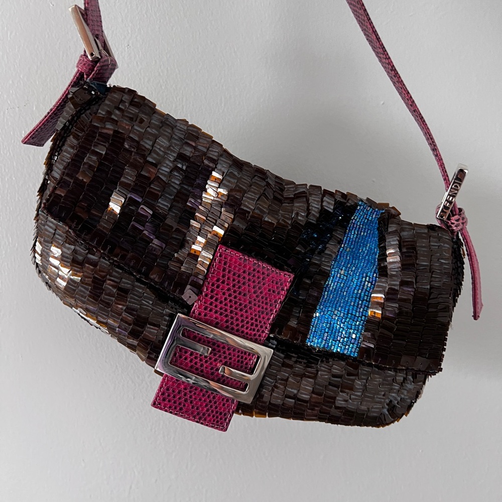 sold!Vintage FENDI sequin baguette - Picture 7 of 7